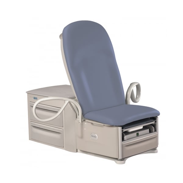 Graham-Field Access High-Low Exam Table, Pneumatic/Manual Back, Stone Plush 6000-53